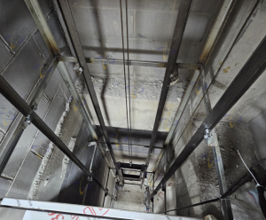 LGC DUMBWAITER IN SHAFT
