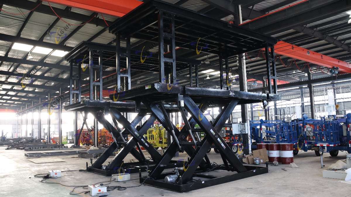 double deck scissor car lift from lglift to australia